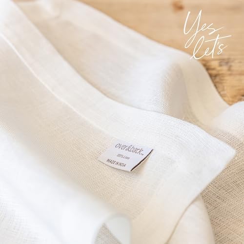 Over&Back 18x90 Washed 100% Linen Table Runner - Washable Table Runners for a Custom Home Decor Tablescape - Perfect for Coffee Table, Dinner Table, Living Room, and More - Ivory - Image 6