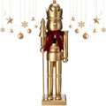 Blosssound 15" Gold Christmas Nutcracker Decor Neutral Figurine, King by Blosssound
