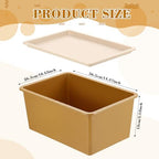 Menkxi 4 Pcs Storage Bins with Lids, Mixed Color, Large - Image 2