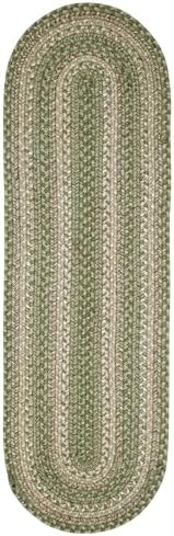 Homespice Grassland Jute Braided Stair Treads, Oval 8x28 Set of 13 by Homespice