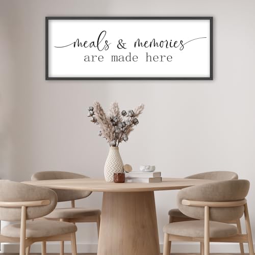 YWJKWLGS Kitchen Signs Wall Decor Art Meals and Memories Are Made Here Sign - Image 3