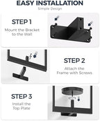 Bamworld Wall Plant Holder Plant Stand Indoor Wall Planters Round - Image 6