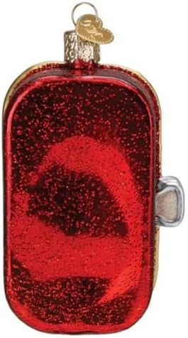 Old World Christmas Sardines Tin Glass Blown Ornament for Christmas Tree, Handcrafted Holiday Decoration, Food Collection - Image 2