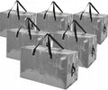 Shappy 6 Pcs Storage Bags, Grey, 30 x 16", 24 x 16", 20 x 16" by Shappy