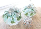 Boston International Decorative Tabletop Glass Pumpkin, Mini, Confetti - Image 2