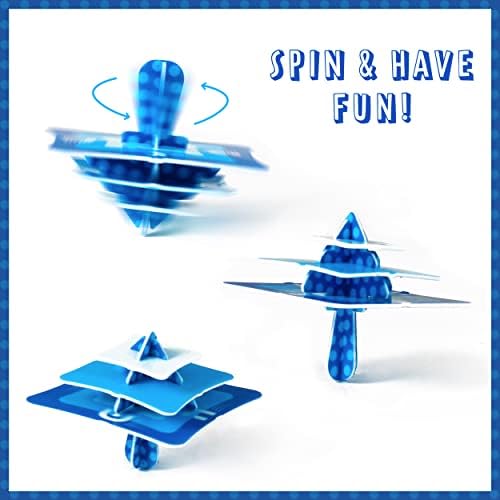 Dripless Hanukkah Candles Set - 45 Multi Tone Blue and White Ombre Spiral Candle Includes a DIY Dreidel, Prayer Card - Standard Size Menorah Candles Enough for Eight Nights of Chanukah By Zion Judaica - Image 6