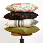 Floral Decorative Throw Pillow Covers, Set of 4, 18x18 Inch Modern Boho Accent Pillow Covers 4 Pack - Image 4