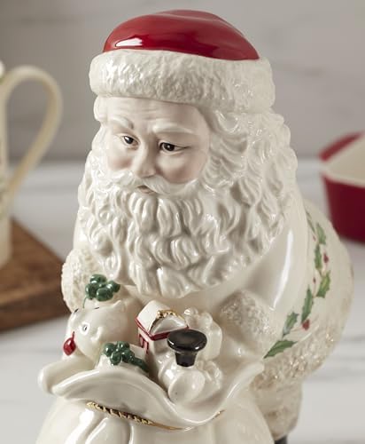 Lenox Holiday Serveware Collection, Porcelain Tableware & Entertaining Pieces, Treat Jar - Image 6