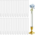 25 Pack 7.9" Glass Bud Vase Taper Candle Holder by Unknown