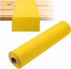 Disposable Table Runner for Dining Table, 16" 20-Pack Linen-Like Yellow Paper Table Runners for Party, Wedding Or Event - Image 5