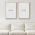 Framed Vintage Islamic Mosque Landscape Canvas Wall Art, Set of 2 - Image 6