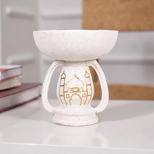Mosque Sculpture Resin Ornaments, White with Gold Pattern, Decorative Ornaments - Image 7