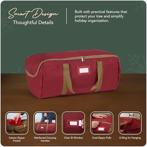 Covermates Christmas Tree Storage Bag, Red - Image 4