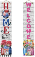 Briarwood Lane Spring Double Sided Reversible Pine Porch Leaner 47x9.5 Floral Mason Jars For Spring Porch Leaner by BriarwoodLane