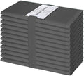 Cotton Clinic Cloth Dinner Napkins Set of 12 - Perfect Everyday Use Table Napkins - Soft Durable Washable - Ideal for Party Wedding Christmas Easter -20x20 inch Dark Grey by CottonClinic