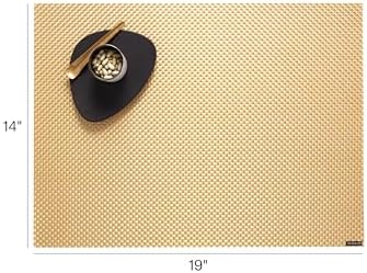 Chilewich Basketweave Placemats, Woven Rectangle Placemats Set of 4 - Image 2