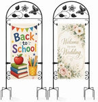 AceList Garden Flag Stands, 2 Pack for Fall and Holiday Outdoor Displays by AceList