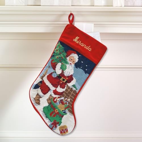 Lillian Vernon Personalized Heirloom Christmas Needlepoint Stocking - Image 3