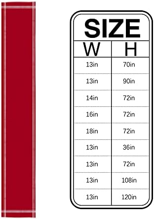 Red Table Runner Dresser Scarves, Farmhouse Red Dining Table Runners 120 inches Long Linen Stripe Coffee Table Runner,Non-Slip Washable Table Setting Decor for Wedding Party Holiday Dinner - Image 6