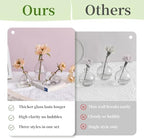 Glasseam Glass Bud Vase for Centerpieces: 12Pcs Clear Mini Small Vases Bulk - Image 3