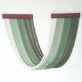 Tie-Dye Macrame Wall Hanging Large 46" Wx36 L Dip Dye Yarn Tapestry Home Boho Wall Decor Ombre Art Headboard Bedroom Living Room Apartment,Green by FZHLR