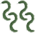 Artgar 24Ft (4 * 6ft) Christmas Pine Garland, 4 Pcs Real Touch Pine Garland by ArtgarArtificialPlantDecorations