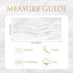 Cheesecloth Table Runner 10FT 12Pcs Ivory Boho Gauze Rustic Sheer Runners - Image 2