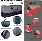 Christmas Tree Storage Bag, 9 ft, 600D Oxford, GRAY & BLACK - Image 6