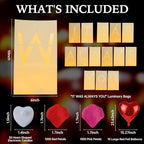 It Was Always You Decorations – Romantic Decoration Kit with Light Up Letters, 30 Tea Light Candles, 2000 Rose Petals, 10 Balloons – Luminary Bags for Anniversary Surprise - Image 7