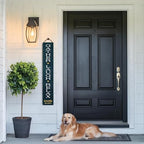 Personalized Welcome Sign for Front Door, Custom Welcome Sign for Porch Outdoor Welcome Home Decorations, 48"x8" PVC Sign (Design 12) - Image 7