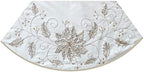 Kurt Adler 54-Inch Ivory Holly Tree Skirt - Image 6