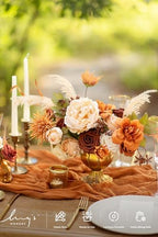 Ling's moment Terracotta Artificial Wedding Flowers Greenery Grand Box Set - Image 2