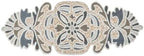 Hand Beaded Ivory Gold Table Runner 13x36Dining Décor by HomebiaDesigns