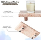 Natural Marble Tray Pedestal Stand, Stone Riser for Bathroom, Kitchen Sink - Image 3