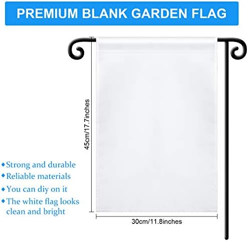 Boao 36 Pieces Sublimation Garden Flag Blank Bulk 12x18 inch Banner - Image 3