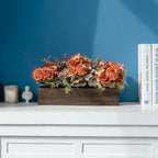 Dahey Artificial Flowers in Wood Box, Fall Centerpieces for Table Decor - Image 3