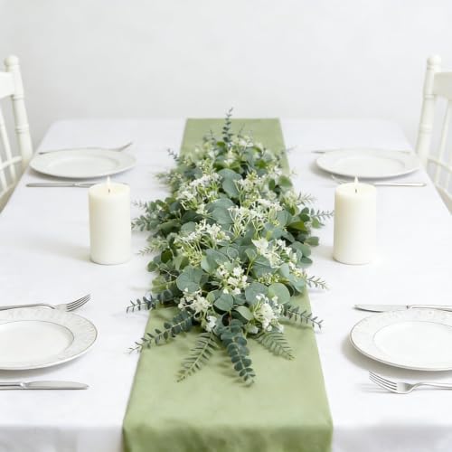 Artificial Mixed Eucalyptus Stems Leaves Bulk – 130pcs Realistic Greenery. - Image 6