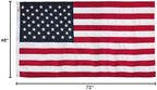 American Flag - 100% Made in the USA - 4' x 6' ft - Koralex II 2-ply Polyester - Sturdy, Durable and Patriotic - Great for Gardens, Homes, Patios and Cars – By Valley Forge Flag - Image 7