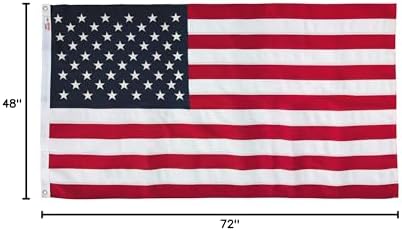 Valley Forge Flag Premium American Flag | 100% Made in the USA | 2.5' x 4' ft. – Perma|Nyl Sewn Nylon with Pole Sleeve | Sturdy, Durable, and Patriotic | Great For Gardens, Homes, Patios and Cars - Image 7