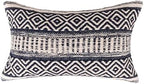 · REDEARTH · Boho Textured Handwoven Throw Pillow Cases - Indigo Impression - Image 3