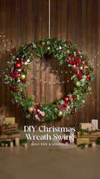Ling's moment Flower Garland, 6FT Eucalyptus & Rose Marsala & Blush 02 - Image 6