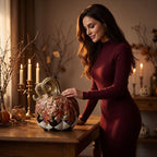 Resin Pumpkin Decor Modern Art Halloween Ornament for Home Party Table - Image 7