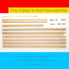MEEDEN Wood Easel Stand for Display: Wooden Display Tripod Stand for Poster - Image 4
