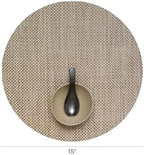 Chilewich Basketweave Placemats, Woven Round Placemats Set of 4 - Image 2