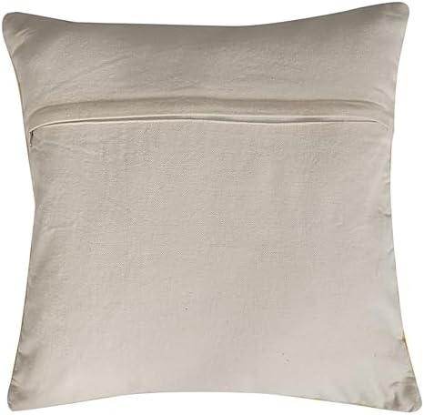 Indian Cotton Cushion Cover Sabra Kilim Pillow Cover Designer Decorative Sofa 18x18 Inche Handwoven Cushion Case for Farmhouse Home Decor Spring Decorative Pillow (Pattern 21) - Image 3