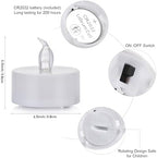 150 Pack Flameless LED Tea Lights Candles Flickering 200+ Hours Warm White - Image 5