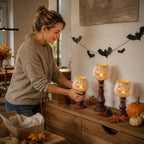 3PCS Pumpkin Tealight Candle Holder Set, Fall Decor, Halloween Party - Image 6