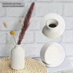 YANLING 6 Pack White Vase Small Ceramic Vases for Decor, Bud Vases - Image 4