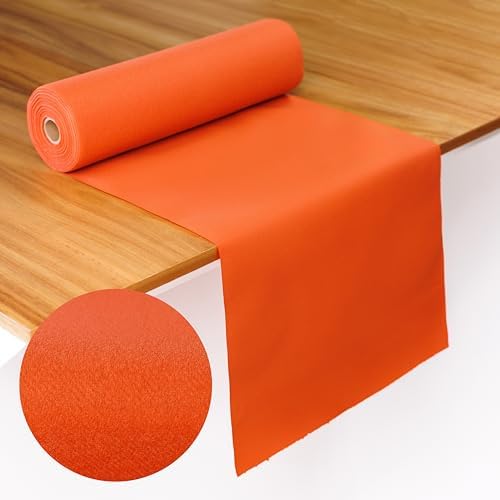 American Homestead Paper Table Runner Roll - 78 ft. Disposable Linen-Like Table Cover Roll - 20 Perforated Table Runners (16" x 48") for Parties, Weddings, and Events - Terracotta by AHAMERICANHOMESTEAD