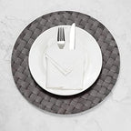 Restaurantware Round Brown Dark Placemat, 15 in, 6 Pack - Image 6